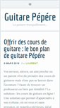 Mobile Screenshot of guitarepepere.fr