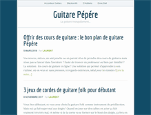 Tablet Screenshot of guitarepepere.fr